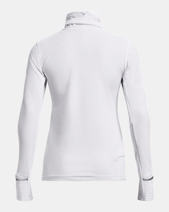 Women's UA Qualifier Cold Funnel Neck in White image number 7
